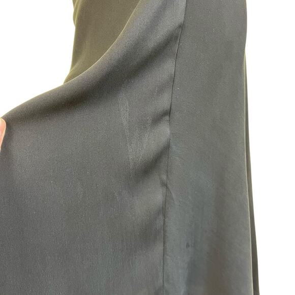 Ann Taylor 100% Silk Y2K Babydoll Prom Dress Midi Spaghetti Straps Beaded Flowy - Picture 7 of 16